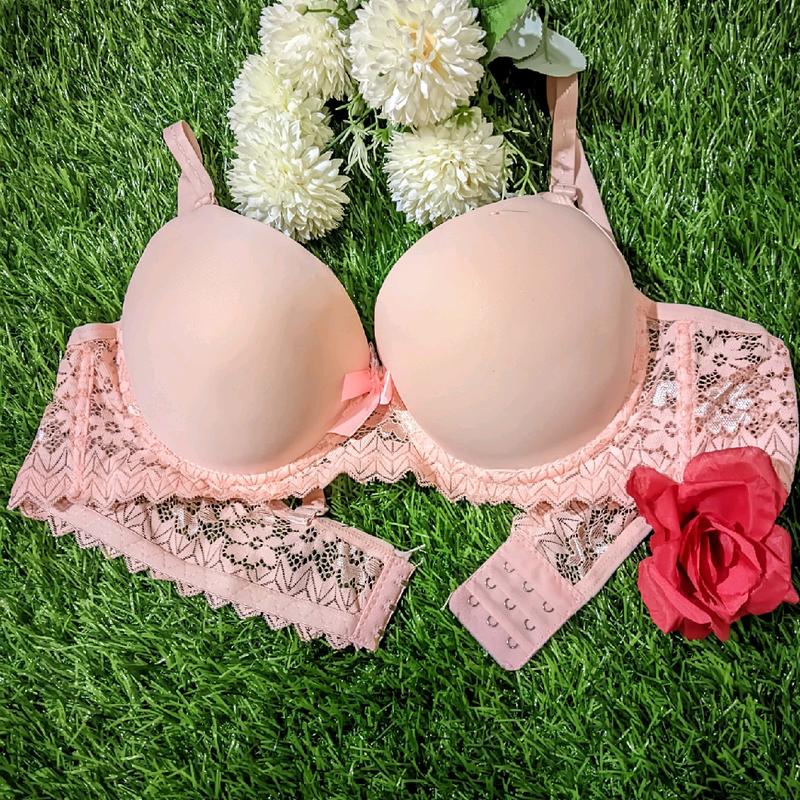 Bh Bra Busa Tebal Pake Kawat Bra Wanita Push Up Kait 3 Super Montok Cup C Bra Cantik Motif Polos Mix Renda Lembut 4