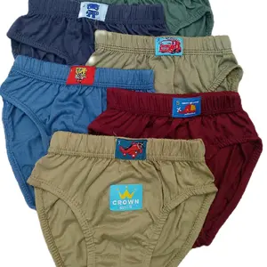 3pcs/6PCS Celana Dalam anak Laki Laki/CD Anak Cowok polos Label