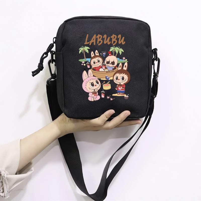 PVJ Tas Labubu Selempang Anak Sekolah SD Laki Laki Perempuan Fashion 8