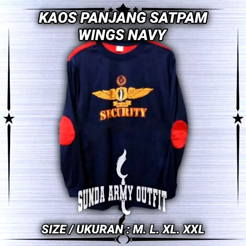 KAOS PANJANG SATPAM GADA PRATAMA TERBAIK 4