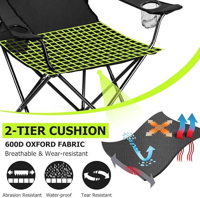 kursi lipat camping portableBahan oxford kursi camping outdoor serbagunafurnitur berkemah camping furniture folding chair 5