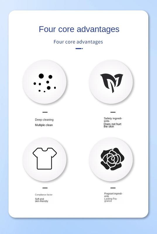 Product Introduction of Five-in-One-Five Cavity Laundry Condensate Bead Cleaning Laundry Bead Protective Clothing Fragrance Removing Stain Laundry Ball 2