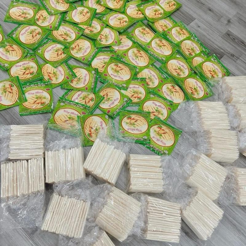 compo 3 set bò pía tuổi thơ (9 thanh đường, 3 túi mè đen , 3 gói vỏ cuốn bò pía) 5
