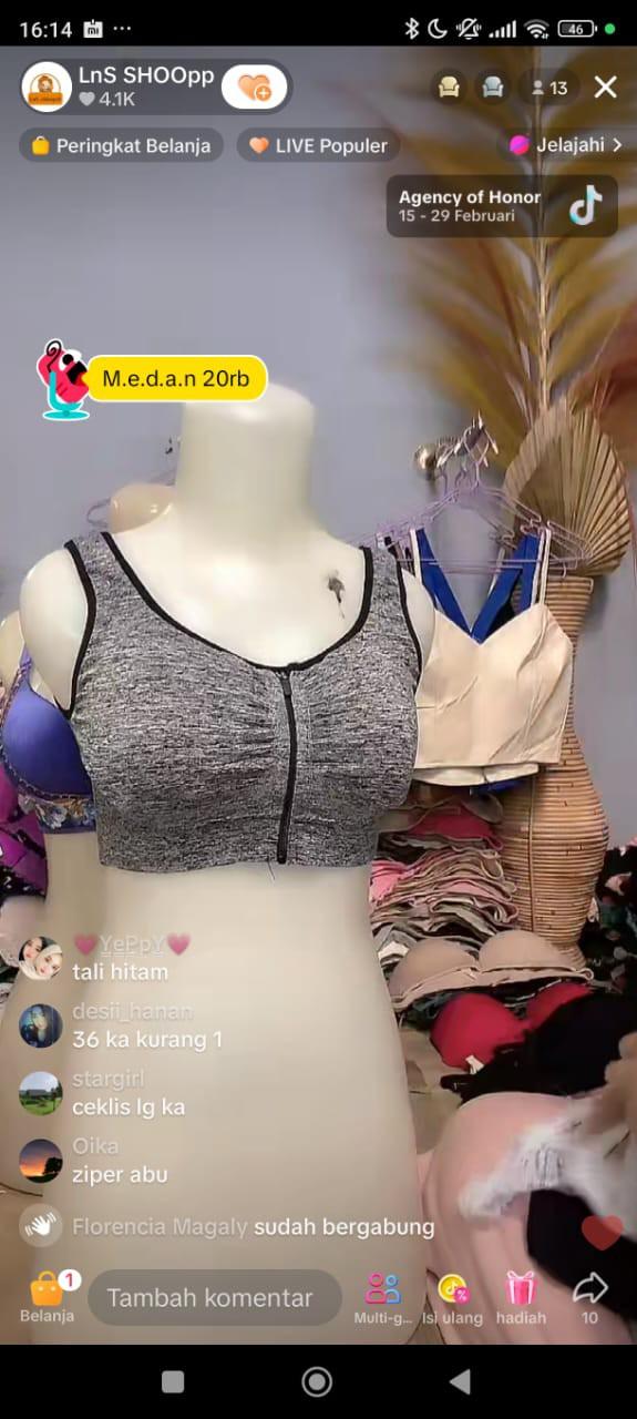 Product Introduction of Paket Bra 4pcs = 80rb 0