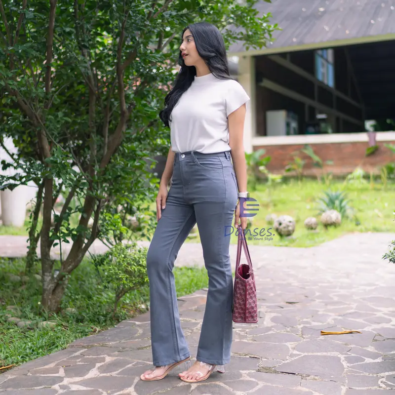 DANSES - Celana Cutbray Wanita Celana Jeans Wanita Cutbray Jeans High Waist Celana Jeans Wanita Kekinian 6