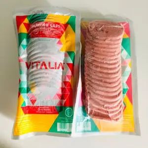 vitalia beef burger kemasan 250-280gr/isi 10-20pcs Frozen Food Makanan Daging Goreng Masakan Sapi Meat viral tiktok