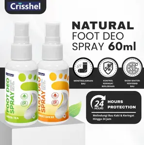 CRISSHEL FOOT DEO SPRAY AND SHOES PARFUM PENGHARUM KAKI DAN SEPATU ANTI BACTERIAL SHOE PARFUME NON ALCOHOL