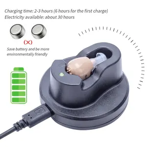 AK1 Alat Bantu Dengar Hearing Aid - Charging Charger USB Recharge