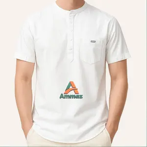 Ammaz Baju Muslim Pria Lengan Pendek Koko Kurta Katun Premium Terbaru Kekinian Bahan Nyaman Dan Modern Desain Modern Cocok Untuk Berbagai Kesempatan Dewasa