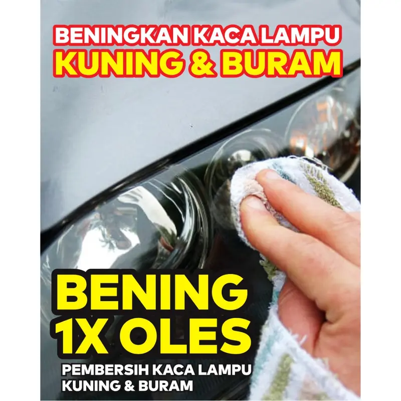 Hydro Glass Cleaner - Pembersih Kaca Lampu Mobil Buram Menguning By Uniglow 5