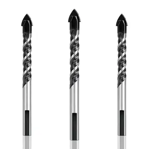 1pc 3-12mm Steel Metal Alloy Triangle Drill Bits For Ceramic Wall