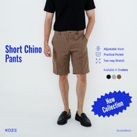 Gambar KOZE Short Chino Brown - Celana Pendek Chino Coklat - S dari koze shop Kota Administrasi Jakarta Timur 1 Tokopedia