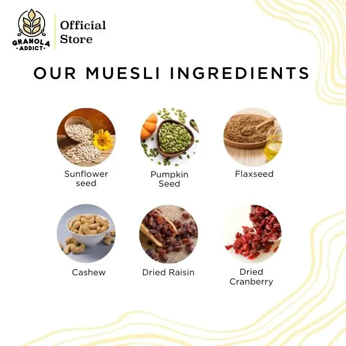 Roasted Muesli Fruit & Seed 1KG - by Granola Addict 4