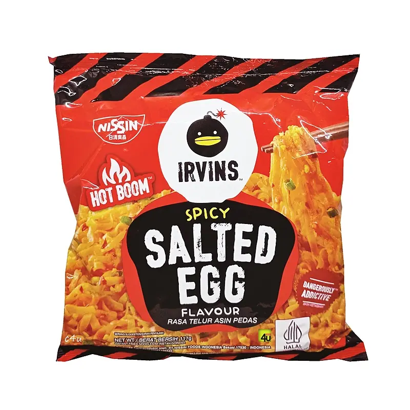 Nissin IRVINS - Salted Egg Instant Noodle - 117 gr 3