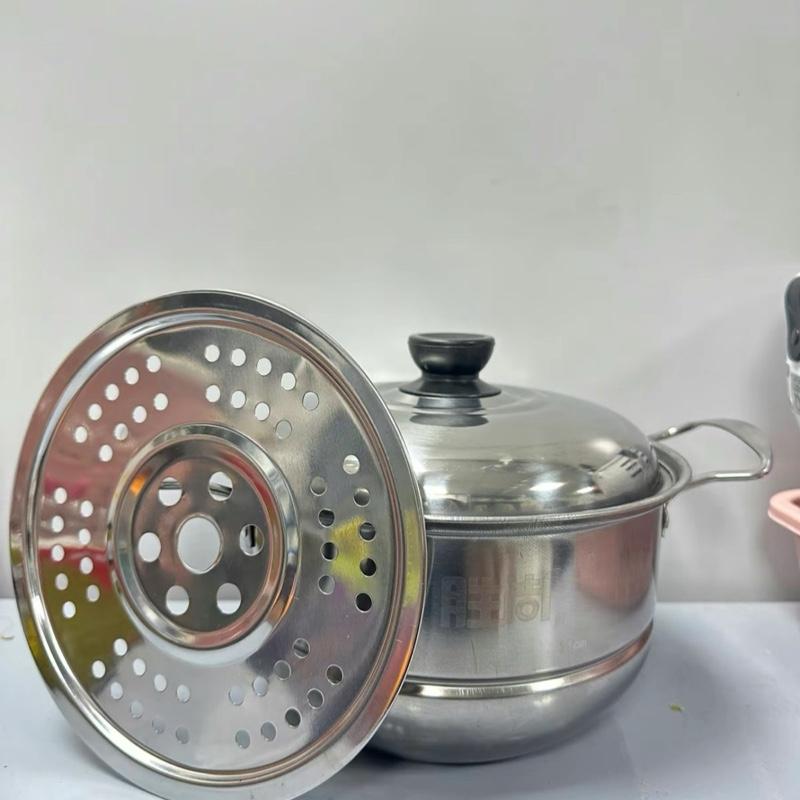  Nồi Hấp 20cm  tặng  kèm xửng hấp tiện lợi  nồi hấp inox mini nồi nhỏ  tiện cho gia đình ít người  và hấp thức ăn nhỏ 