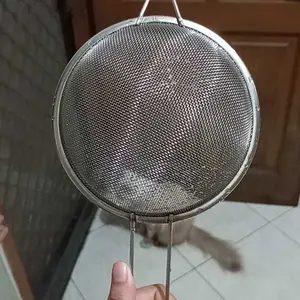 Saringan Minyak Teh Kopi Ceko Tepung Susu Stainless Steel Tebal Kuat Anti Karat Ukuran 8-26 CM Multifungsi untuk Minuman Anda Kitchenware Bahan Stainless