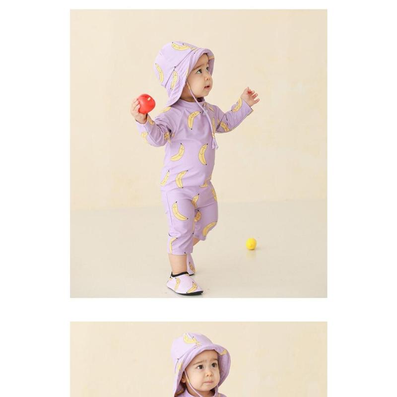 Product Introduction of Children's Boys and Girls Long Sleeve Sun Protection 1 7 Years Old Swimsuit Surfing Suit Infants Baby Swimming 25