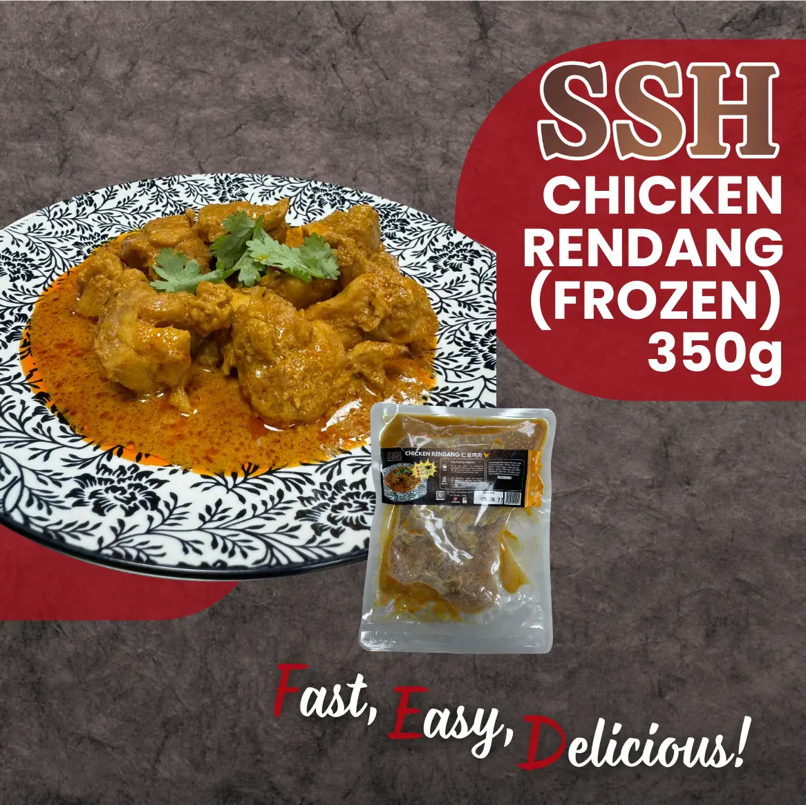[SSH] Chicken Rendang (Frozen) 350g