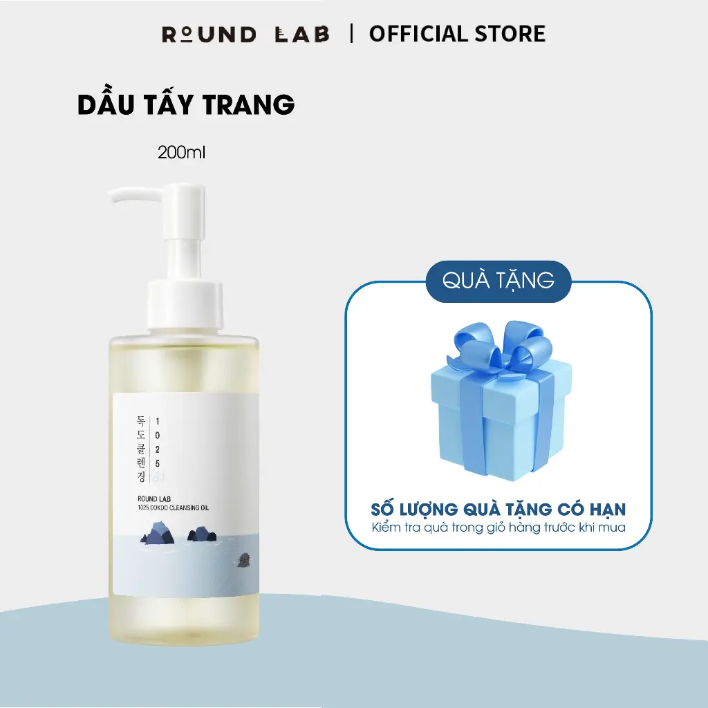 Dầu Tẩy Trang Round Lab 1025 Dokdo Cleansing Oil 200ml