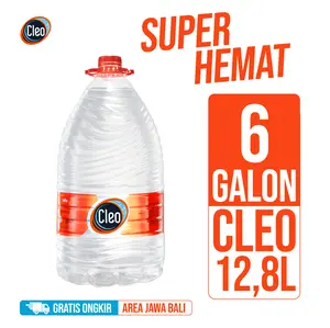 [SPESIAL] Air Murni Cleo 12,8 LT - Bundling Hemat 6 Galon
