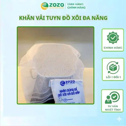 Khăn vải đồ xôi, hấp đỗ, các món hấp, đồ - tiện dụng, bền, sạch