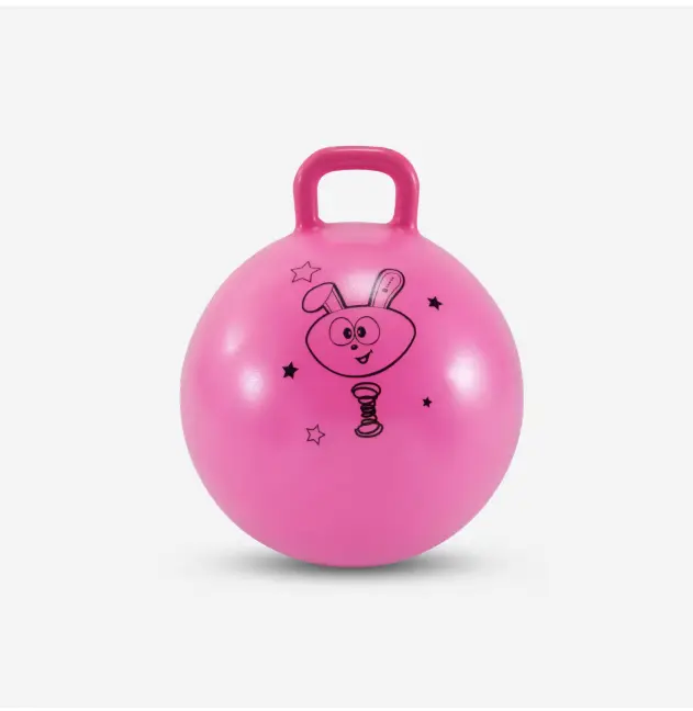 Decathlon Domyos Bola Hopper Resist Gym Anak 45 Cm - Pink - 8363517 0