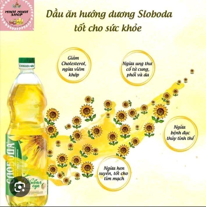 Dầu ăn cao cấp Sloboda 1 lít