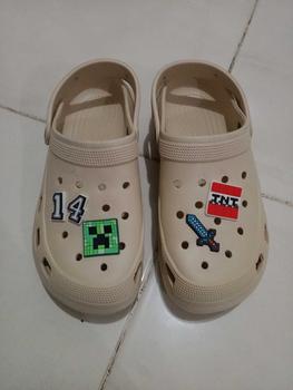 Product Review of Limitless Sandal Fuji Polos Selop Wanita  Sendal Cewek Slip On Sendal Wanita Wedges Terbaru Kekinian Karet from m**a a** 3