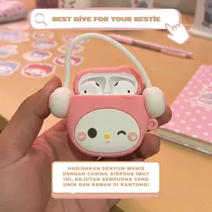 Case Silicon karakter 3D Lucu untuk TWS - Pelindung Earphone Bluetooth