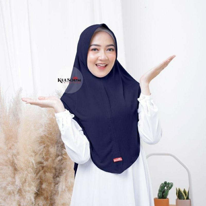 Product Introduction of HIJAB INSTAN PET ALYA-KERUDUNG BERGO-JERSEY SUPER PREMIUM-KULSOEM Muslim Wanita Simple 21