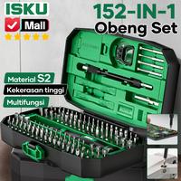 Gambar SKU Obeng Set 152 In 1 S2 Premium Baja HRC 60 Magnet Kuat Presisi Alat Servis HP Laptop Kacamata Jam Tangan PC Koper Lengkap Pinset Pencabut Fleksibel Obeng Bintang Plus Minus Torx Hex Anti Dol Toolkit Teknisi Elektronik - Obeng set 152 IN 1 dari ISKU Tools Official Store Kota Administrasi Jakarta Utara 1 Tokopedia