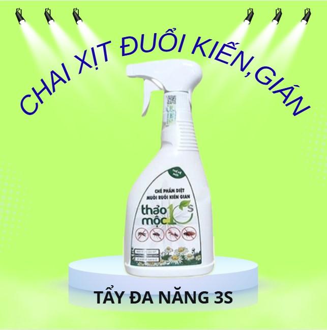  Chai Xịt Đuổi Muỗi Côn Trùng Thảo Mộc 10S 500ml Tự Nhiên Xuất Xứ Thảo Mộc Nhang 