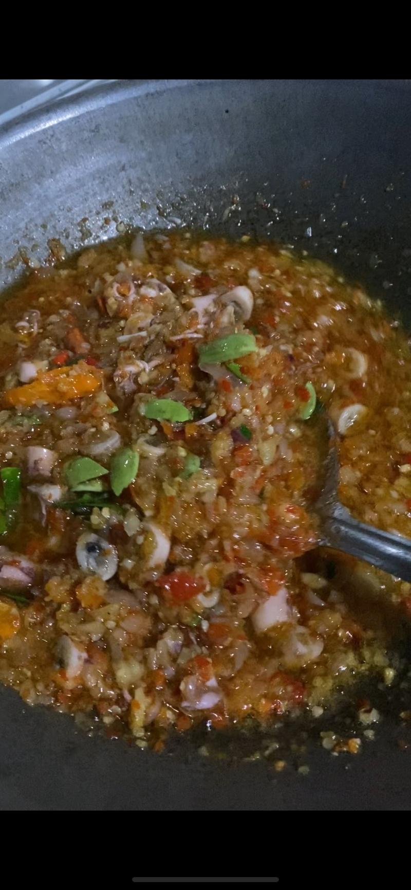 Product Introduction of Sambal Papih Cumi Pete 200 gram penyedap 7