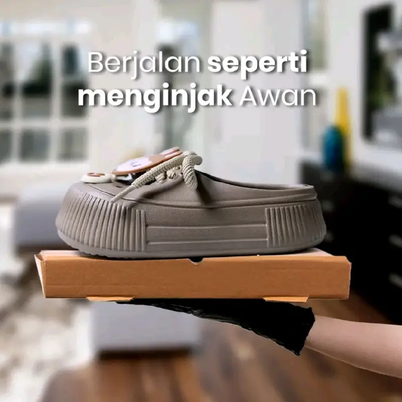 Sandal Anak Perempuan Labubu DIY Jibbitz IRSOE 830K/Sebo Sepatu Anak Aktif size 24-35 Kaki Fashion 2