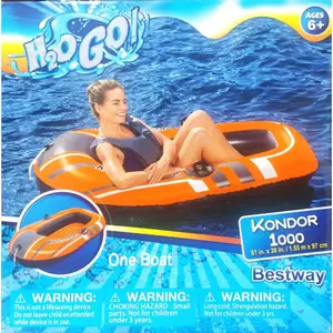 61099 BESTWAY BOAT PERAHU 155cm 1 orang KONDOR 1000