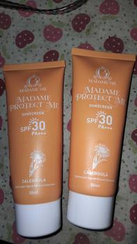 Product Review of ( READY STOK ) Madame Gie Protect Me Sunscreen SPF 30 PA +++ With Calendula  BPOM from z**a 1