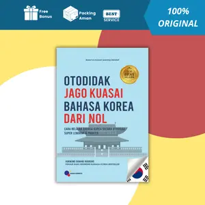 Buku Bahasa Korea Best Seller Otodidak Jago Kuasai Bahasa Korea Dari Nol - Garda Cendekia