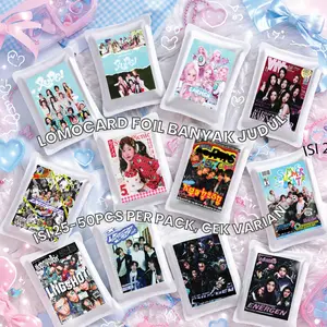 [25-50pcs] Pack Lomocard Kpop Banyak Judul Foil Pack Edition Photocard Unofficial Fanmade