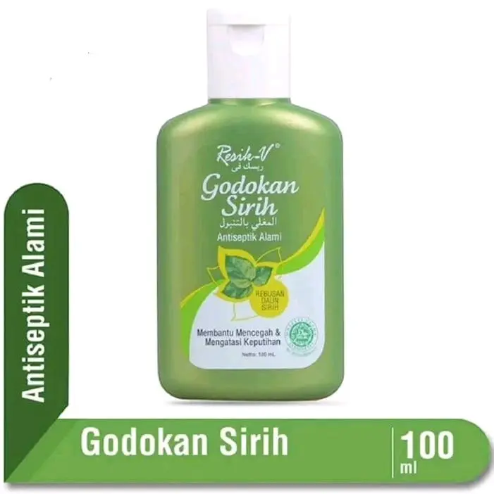 Pembersih Kewanitaan Feminine RESIK-V Godokan Sirih 100ml Soap Free - Hygiene, Perawatan, Pewangi, Pencerah, Membersihkan