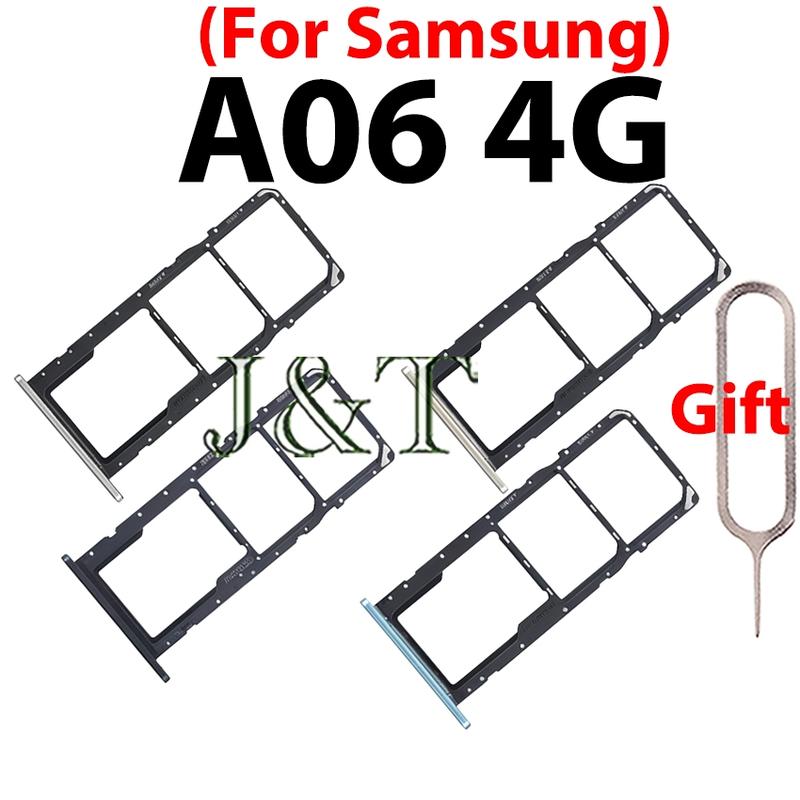 Khay SIM cho Samsung Galaxy A06 4G/A065, giá đỡ khay thẻ SIM, khe cắm thẻ SIM,…