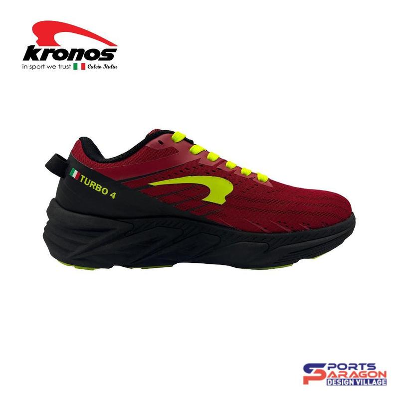 KRONOS RUNNING TURBO 4 CUSHION AND GEL PAD MEN/ WOMEN RED BLACK ...