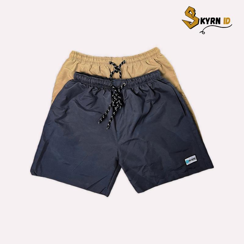PAKET 2 PCS & 1 PCS  CELANA PENDEK BOARDSHORT ONEAWAY MURAH NYAMAN SANTAI PANTAI DISKON MELAR DI PINGGANG ADA KANTONG NYA UNTUK PRIA DAN WANITA ADA WARNA ABU HIJAU 1