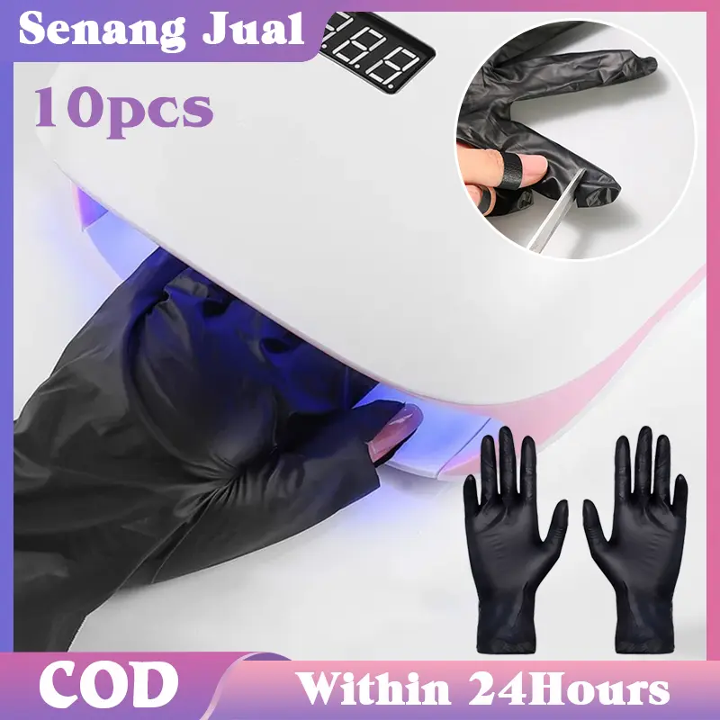 Sekali Pakai UV Gloves Nail Art /Sarung Tangan Anti Uv Nail Art 0