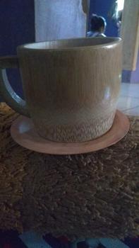 Product Review of GELAS CANGKIR BAMBU SLOKI KERAJINAN TANGAN SOUVENIR PERNIKAHAN BAMBOO from M**e 0