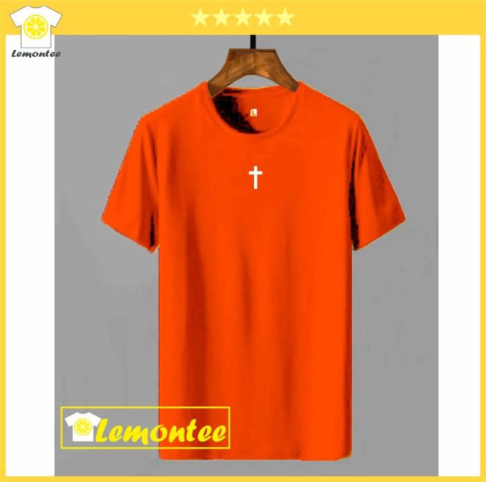 Spesial Kaos Rohani Kristen Katolik Salib 2 White Kaos Distro Pria Wanita 4