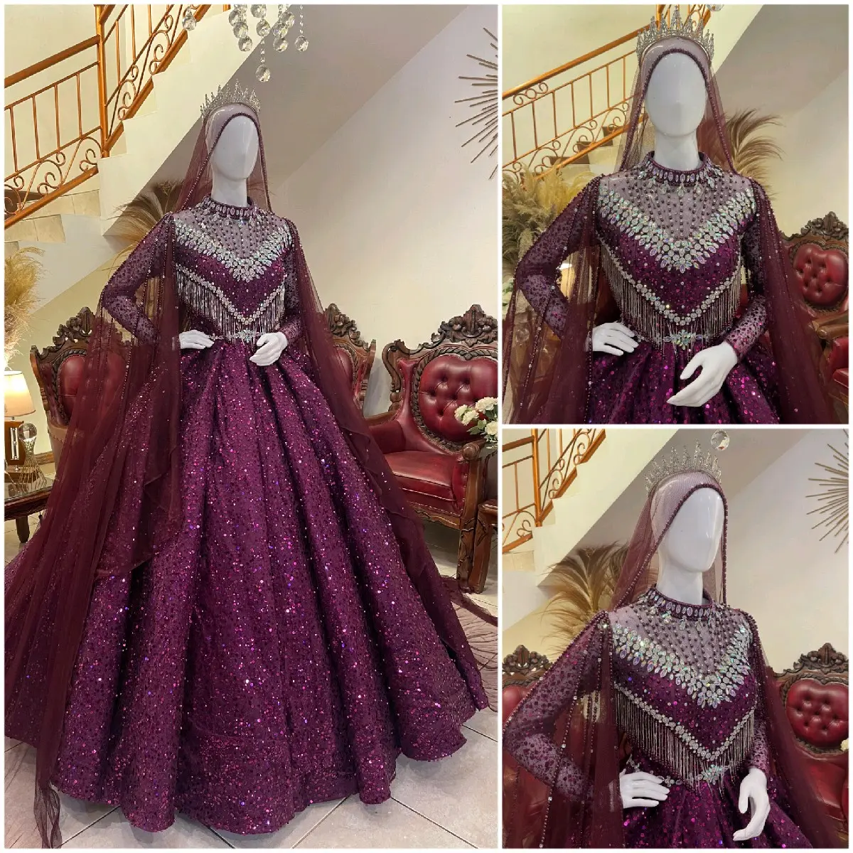 GAUN PENGANTIN SQUIEN BERBY PREMIUM MEWAH