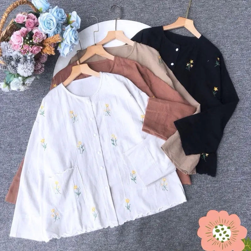 Cutesy Soft Linen Tops for that casual or formal outings!