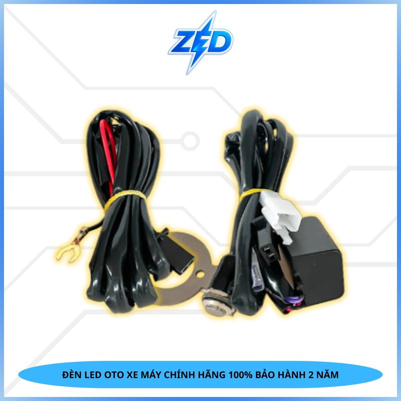 Combo Mạch Auto Passing V1 PRO, Dùng Đá Đèn Cho Đèn Trợ Sáng 1 Màu L4X,L6X,KZ40... Đã Đấu Nối Sẵn Cắm - Phụ Kiện Phụ Tùng Xe Máy xemay