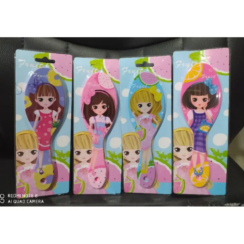 Sisir Oval Besar Karakter Anak Litle pony / unicorn / princes / hello kitty 6