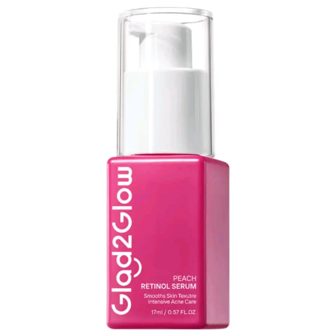 [ORIGINAL] Glad2glow peach serum Uk 17 ml skin Barrier memudarkan garis halus Wajah Pencerah Perawatan Mencerahkan Essence